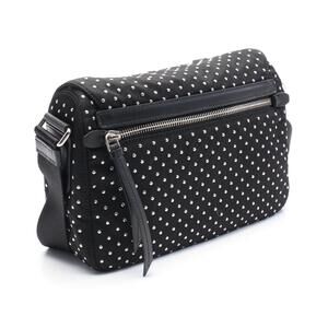 Prada Shoulder Bag Re Leather Nylon Black